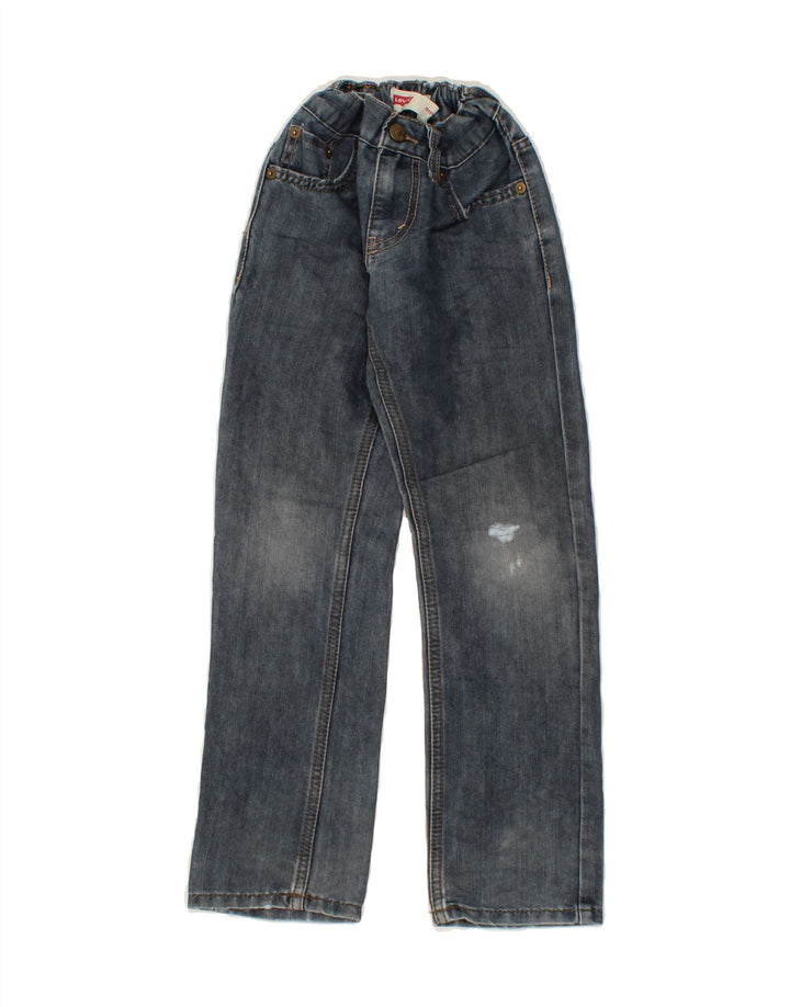 LEVI'S Boys 511 Straight Jeans 7-8 Years W24 L22  Blue Cotton Vintage Levi's and Second-Hand Levi's from Messina Hembry 