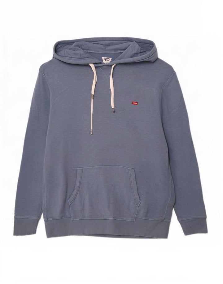 Levi's Mens Hoodie Jumper 2XL Navy Blue Cotton