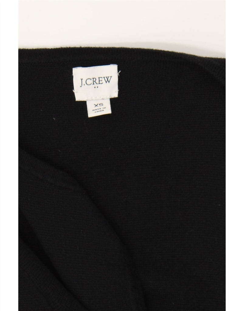 J. CREW Womens Oversized Longline Open Cardigan Sweater UK 6 XS Black Vintage J. Crew and Second-Hand J. Crew from Messina Hembry 