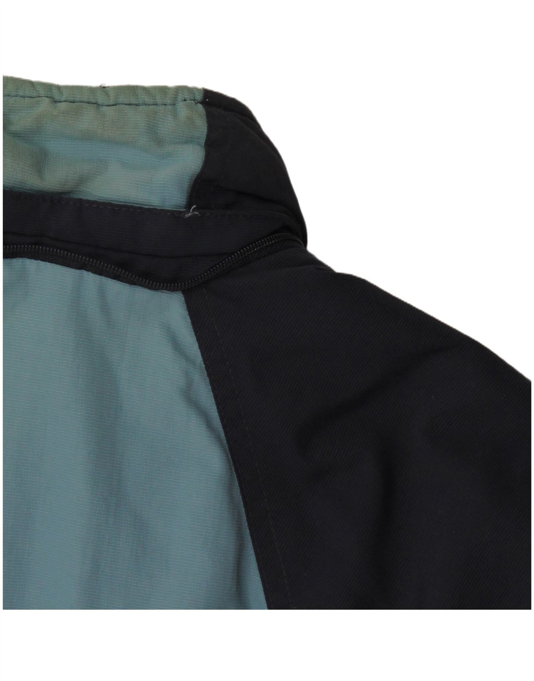 Adidas Mens Windbreaker Jacket UK 38 Medium Navy Blue Colourblock Polyamide