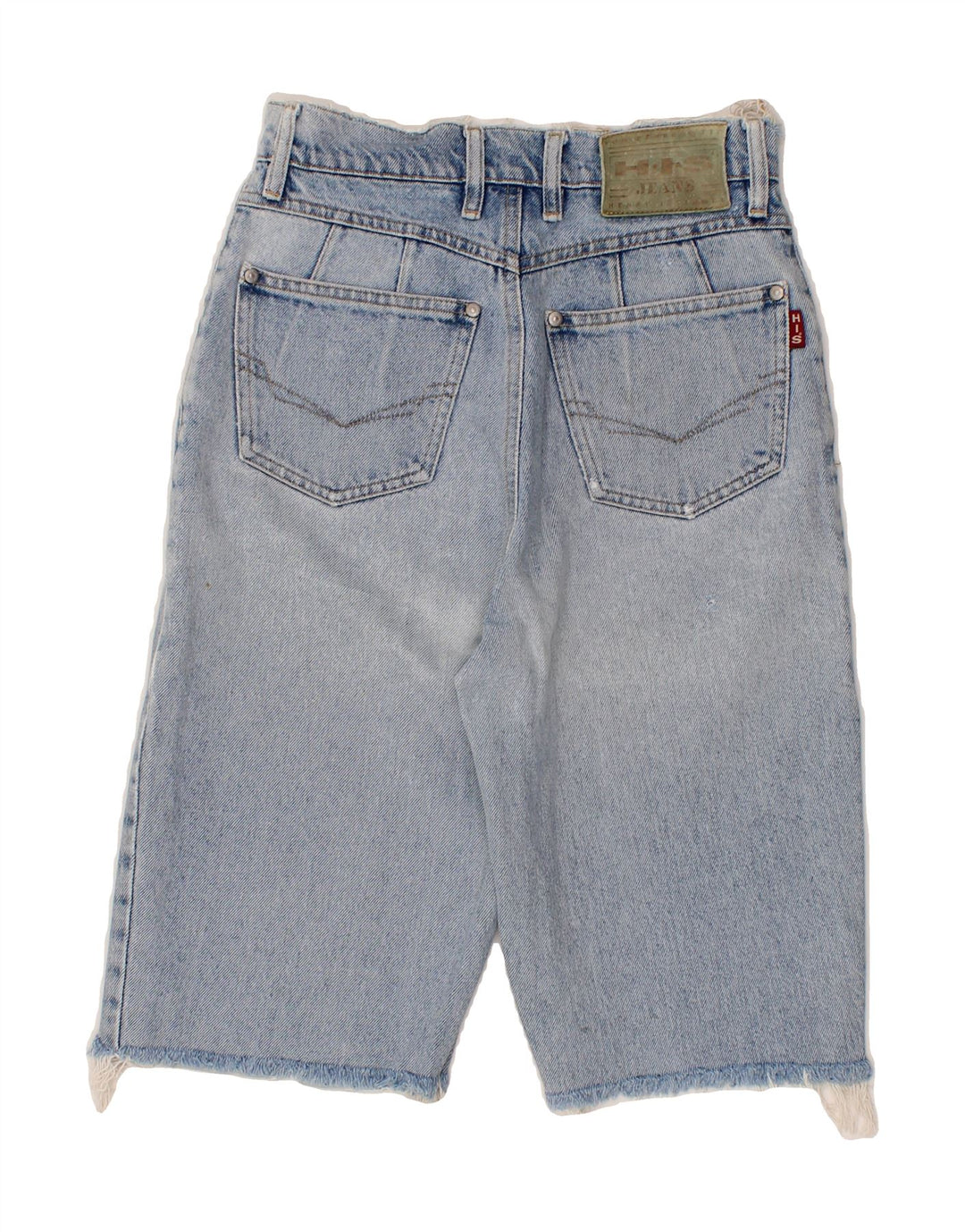 H.I.S Womens Bermuda Denim Shorts W26 Small Blue Vintage H.I.S and Second-Hand H.I.S from Messina Hembry 