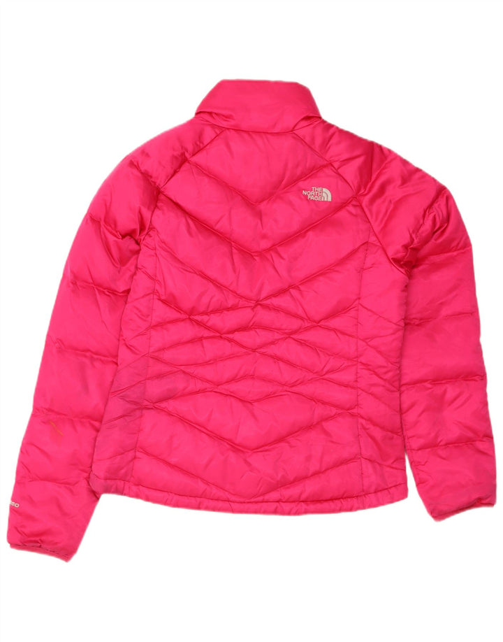 The North Face Womens Padded Jacket UK 14 Medium Pink Nylon