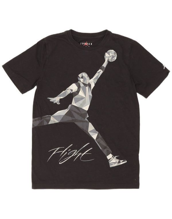 Jordan Boys Graphic T-Shirt Top 13-14 Year XL Black Cotton