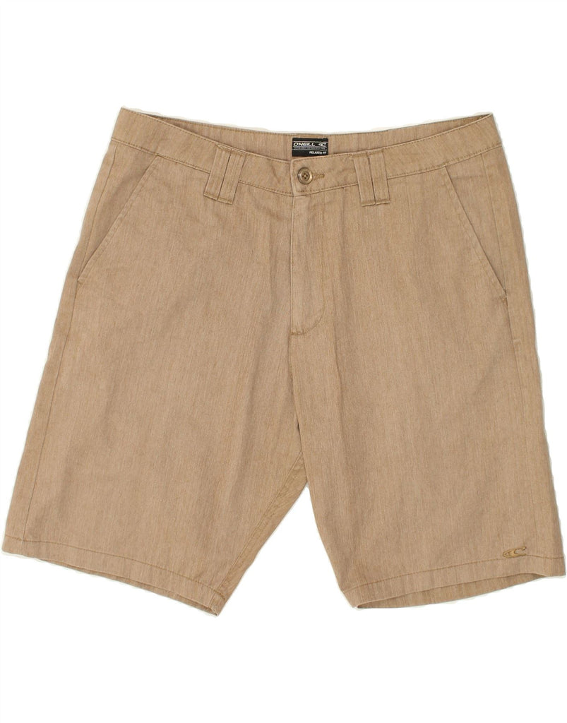 O'NEILL Mens Relaxed Fit Chino Shorts W36 Large  Beige Polyester | Vintage O'Neill | Thrift | Second-Hand O'Neill | Used Clothing | Messina Hembry 