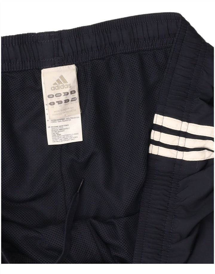 ADIDAS Womens Tracksuit Trousers UK 22 XL Navy Blue Polyester