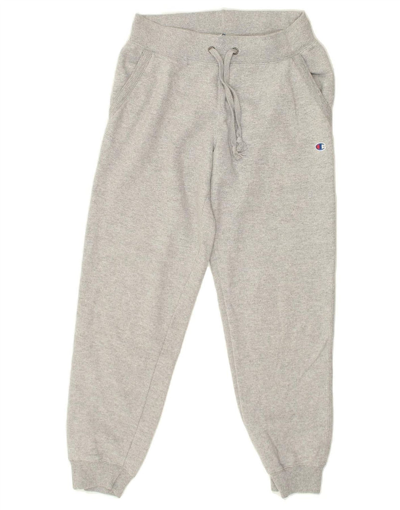 CHAMPION Womens Tracksuit Trousers Joggers UK 12 Medium Grey Cotton | Vintage Champion | Thrift | Second-Hand Champion | Used Clothing | Messina Hembry 