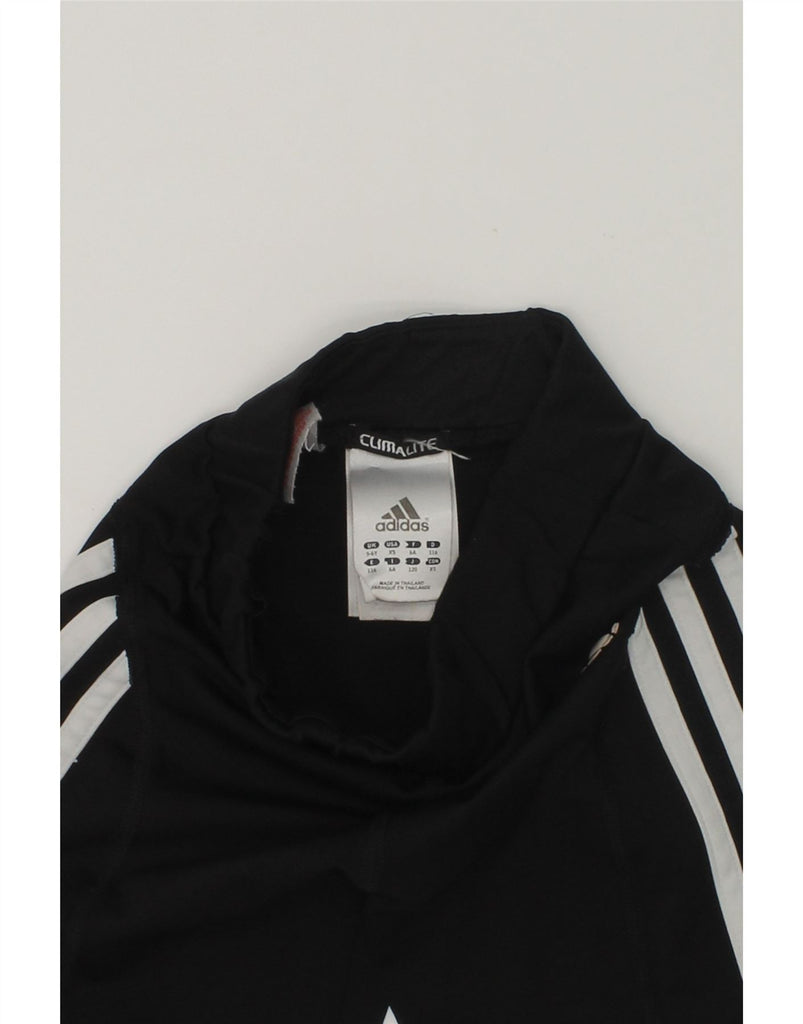 ADIDAS Girls Climalite Tracksuit Trousers 5-6 Years Black Polyester | Vintage Adidas | Thrift | Second-Hand Adidas | Used Clothing | Messina Hembry 