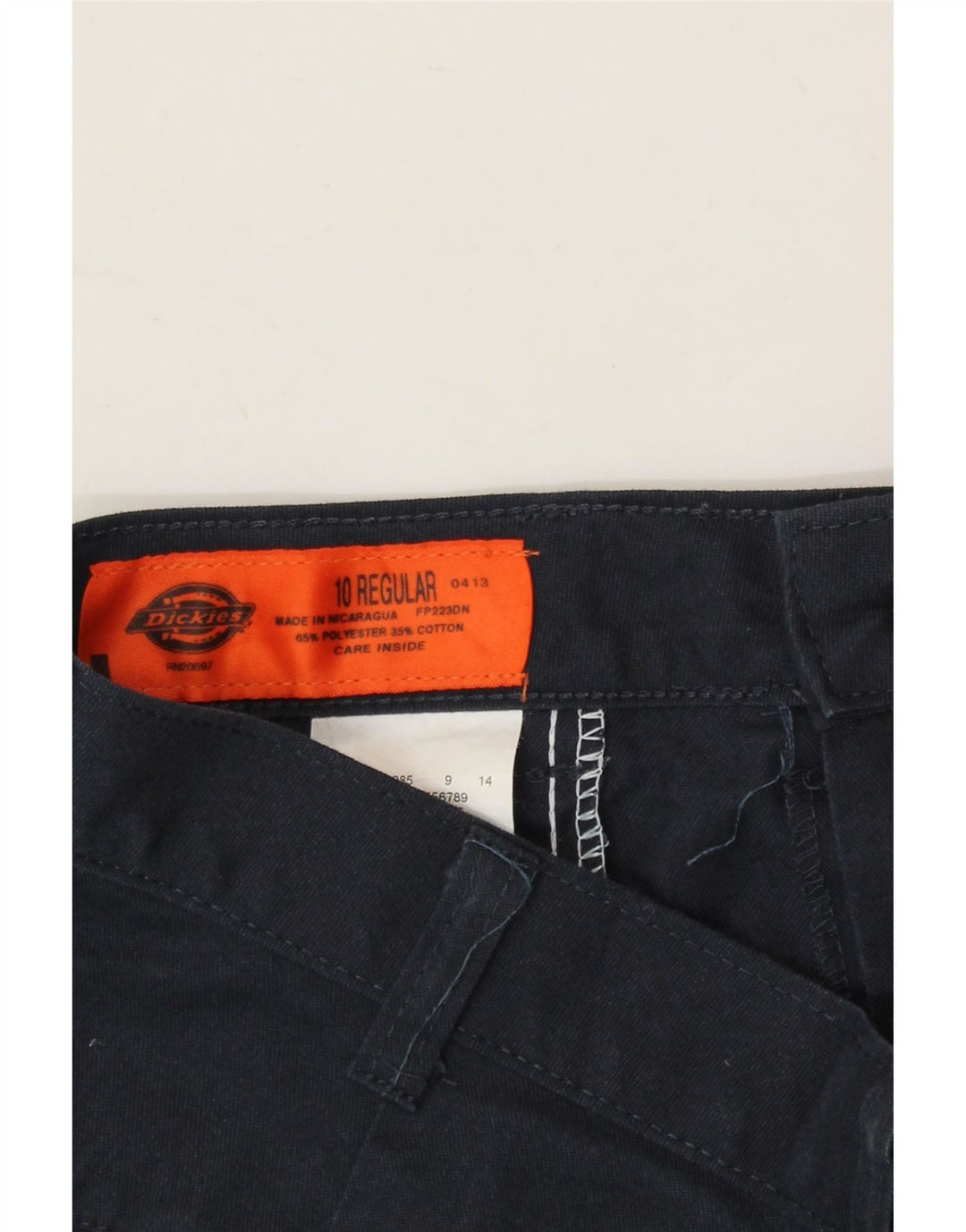 Dickies Womens Straight Cargo Trousers US 10 Large W32 L32 Navy Blue