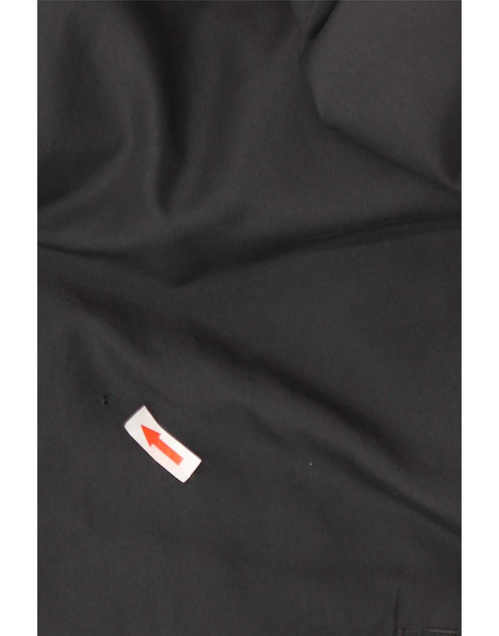 Adidas Mens Hooded Reversible Tracksuit Top Jacket XL Black Polyester