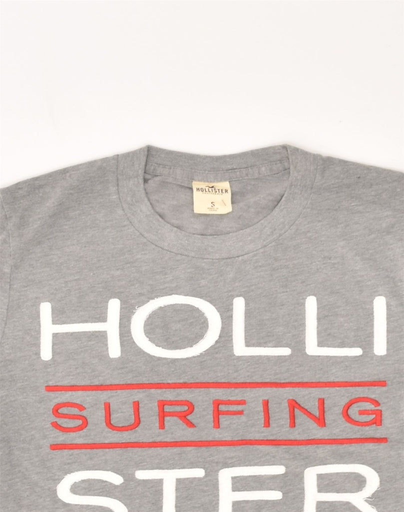 HOLLISTER Mens Graphic T-Shirt Top Small Grey Cotton | Vintage Hollister | Thrift | Second-Hand Hollister | Used Clothing | Messina Hembry 