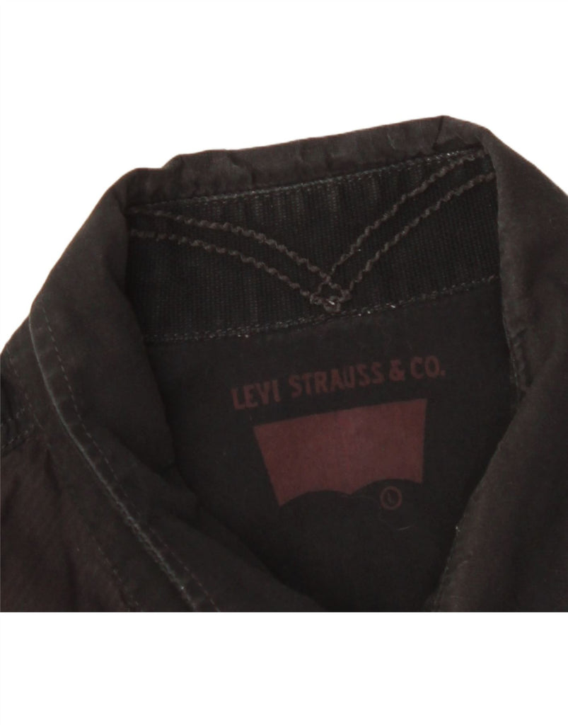 LEVI'S Mens Shirt Large Black Cotton Vintage Levi's and Second-Hand Levi's from Messina Hembry 