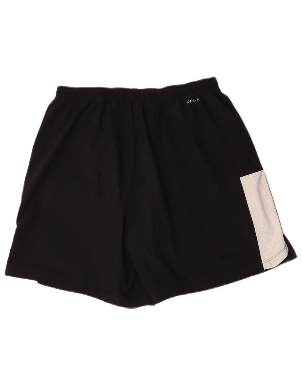 Adidas Mens Dri Fit Sport Shorts XL  Black Colourblock Polyester