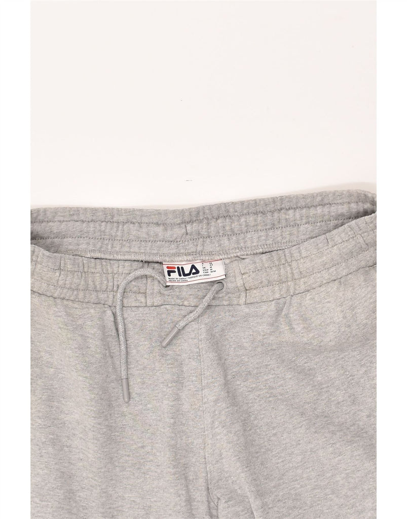 FILA Mens Tracksuit Trousers Joggers Medium Grey Cotton | Vintage Fila | Thrift | Second-Hand Fila | Used Clothing | Messina Hembry 