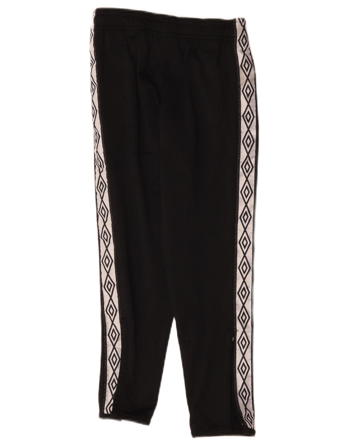 Umbro Boys Petit Tracksuit Trousers 6-7 Years Small Black Colourblock