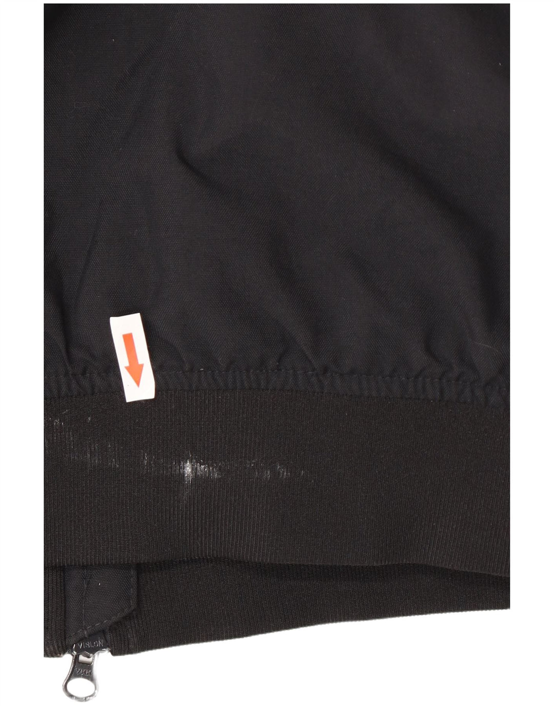 Adidas Mens Hooded Bomber Jacket UK 36 Small Black Polyester