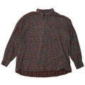 Club D'Amingo Womens Oversized Shirt IT 45/46 Large Multicoloured Geometric