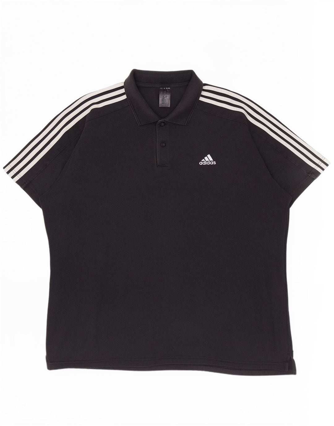Adidas Mens Polo Shirt 2XL Black Cotton