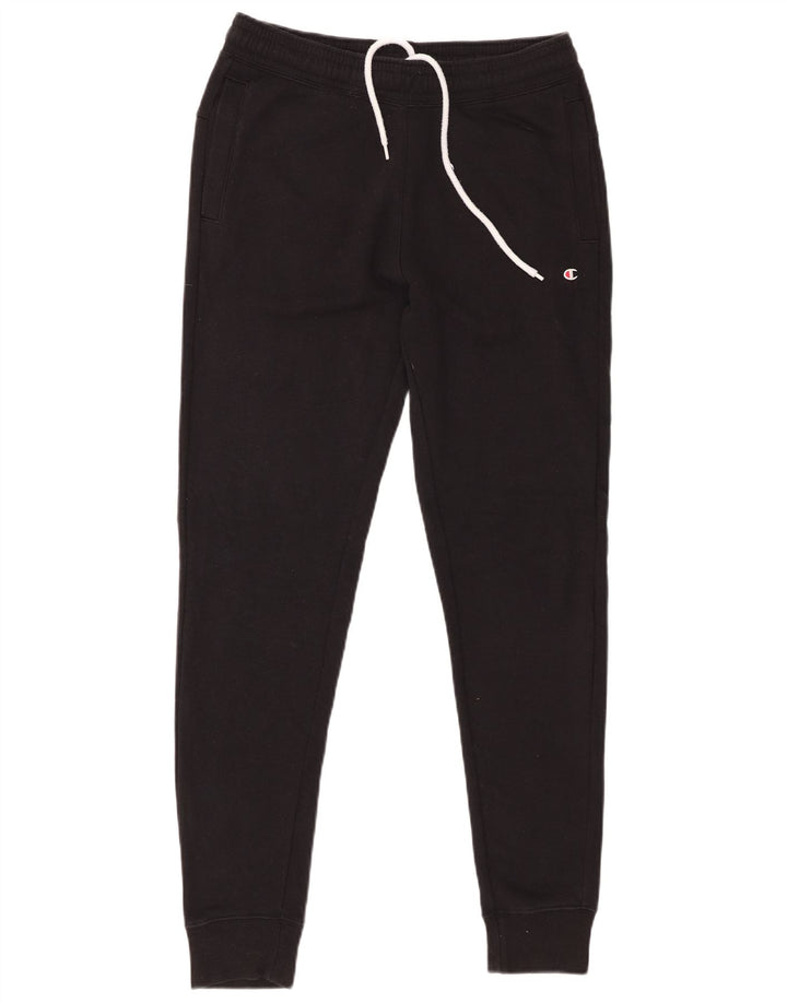 Champion Womens Tracksuit Trousers Joggers UK 10 Small  Black