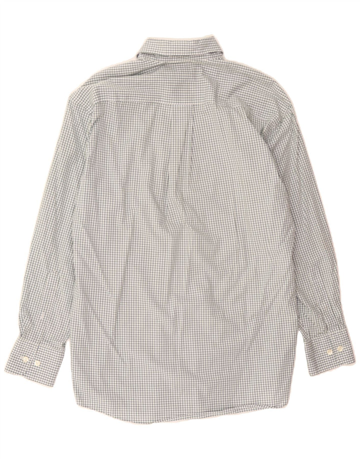 NAUTICA Mens Classic Fit Shirt Size 15 1/2 Medium Green Check Cotton Vintage Nautica and Second-Hand Nautica from Messina Hembry 