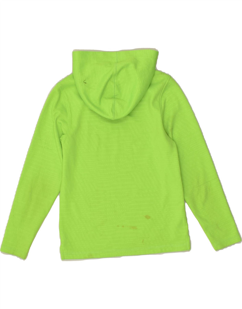 UNDER ARMOUR Boys Hoodie Jumper 7-8 Years Small Green Polyester | Vintage Under Armour | Thrift | Second-Hand Under Armour | Used Clothing | Messina Hembry 