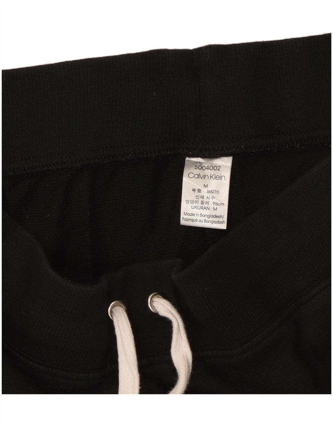 CALVIN KLEIN Womens Graphic Tracksuit Trousers Joggers Medium  Black
