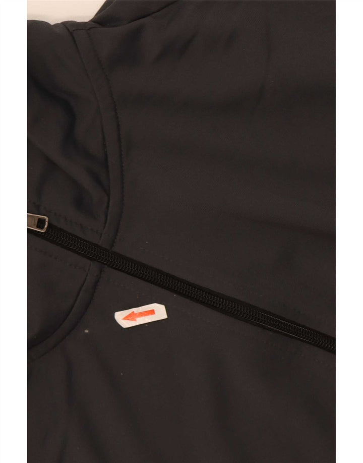Nike Mens Tracksuit Top Jacket Large Grey Colourblock Polyester