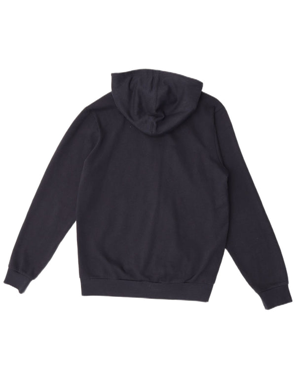 Champion Boys Graphic Zip Hoodie Sweater 15-16 Years 2XL Navy Blue