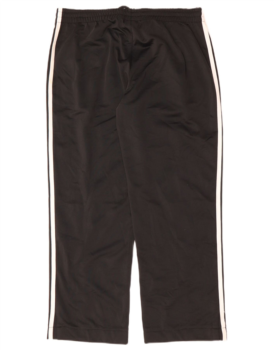ADIDAS Womens Tracksuit Trousers UK 12 Medium Black Polyester