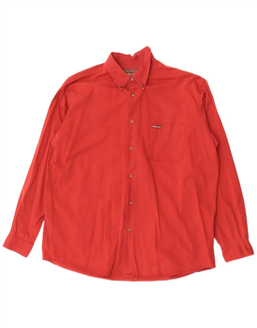 Marlboro Classics Mens Shirt 2XL Red