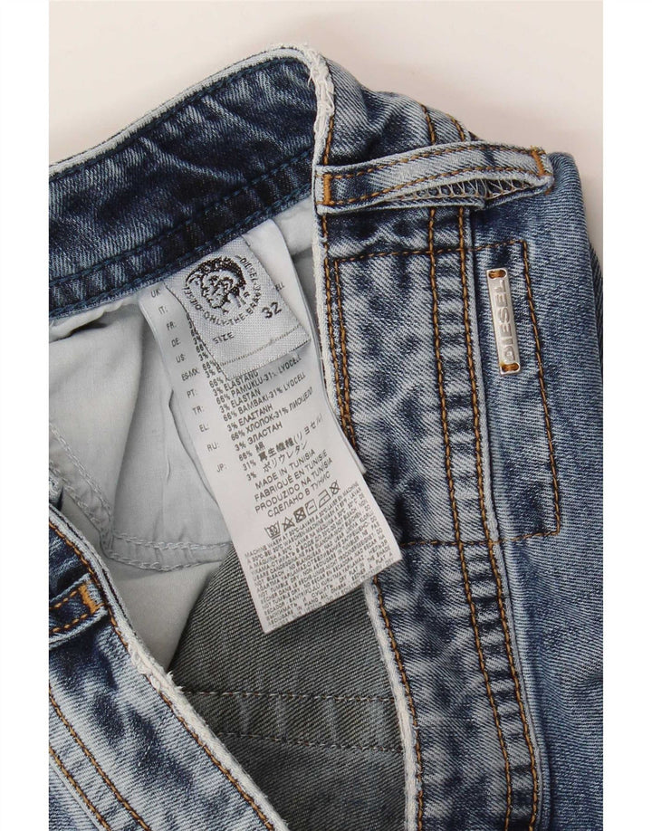 Diesel Mens Skinny Jeans W32 L29 Blue Cotton