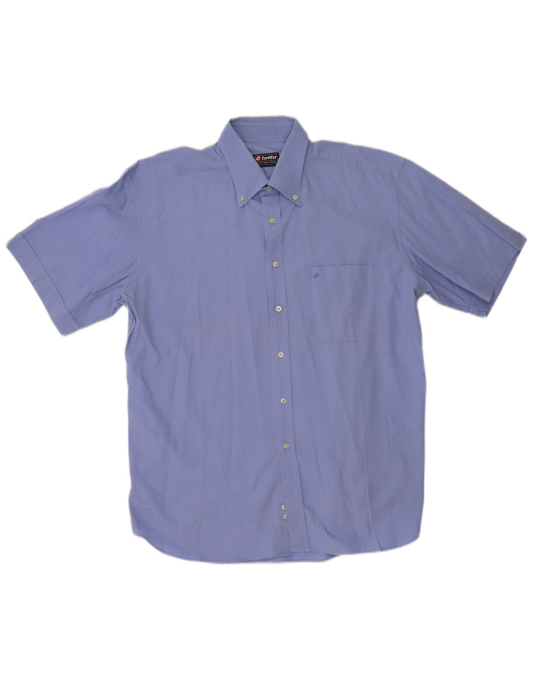 Lotto Mens Short Sleeve Shirt Large Blue