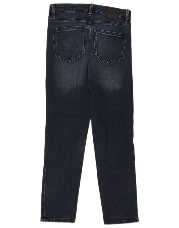 Massimo Dutti Womens Slim Jeans EU 34 2XS W24 L25 Navy Blue Cotton