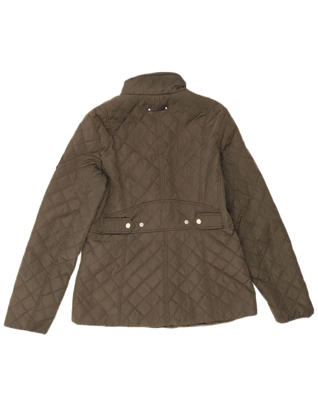 Ralph Lauren Womens Quilted Jacket UK 10 Small Khaki Polyethylene