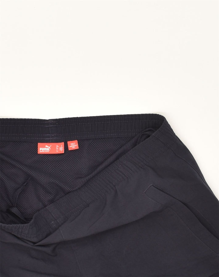 PUMA Mens Sport Shorts Small Navy Blue Polyester | Vintage Puma | Thrift | Second-Hand Puma | Used Clothing | Messina Hembry 