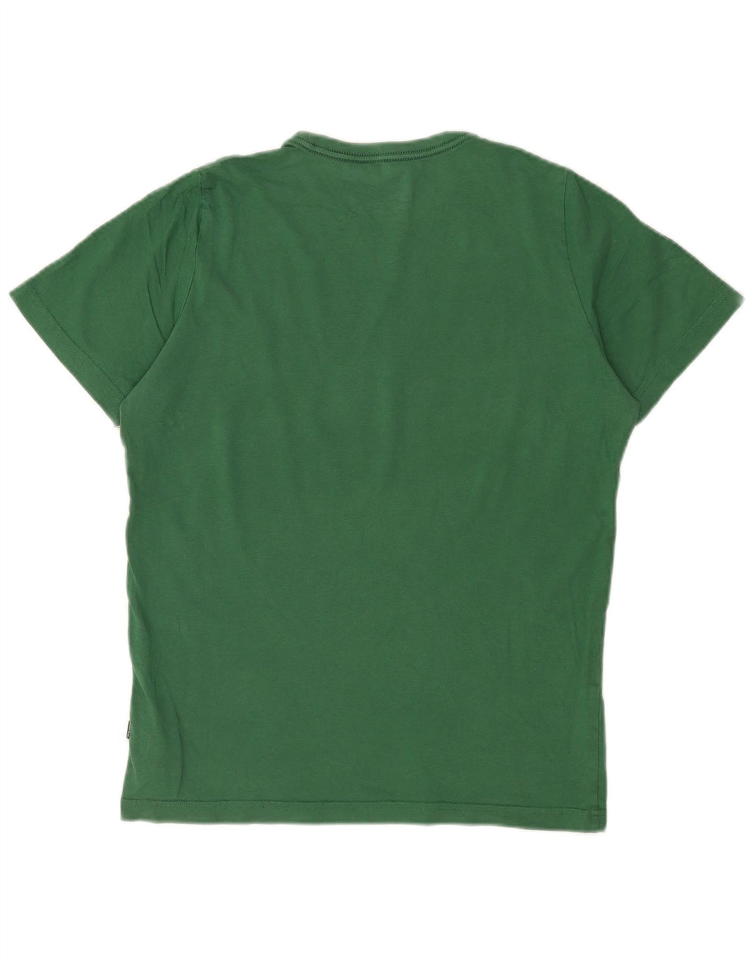 Puma Mens Graphic T-Shirt Top Small Green Cotton
