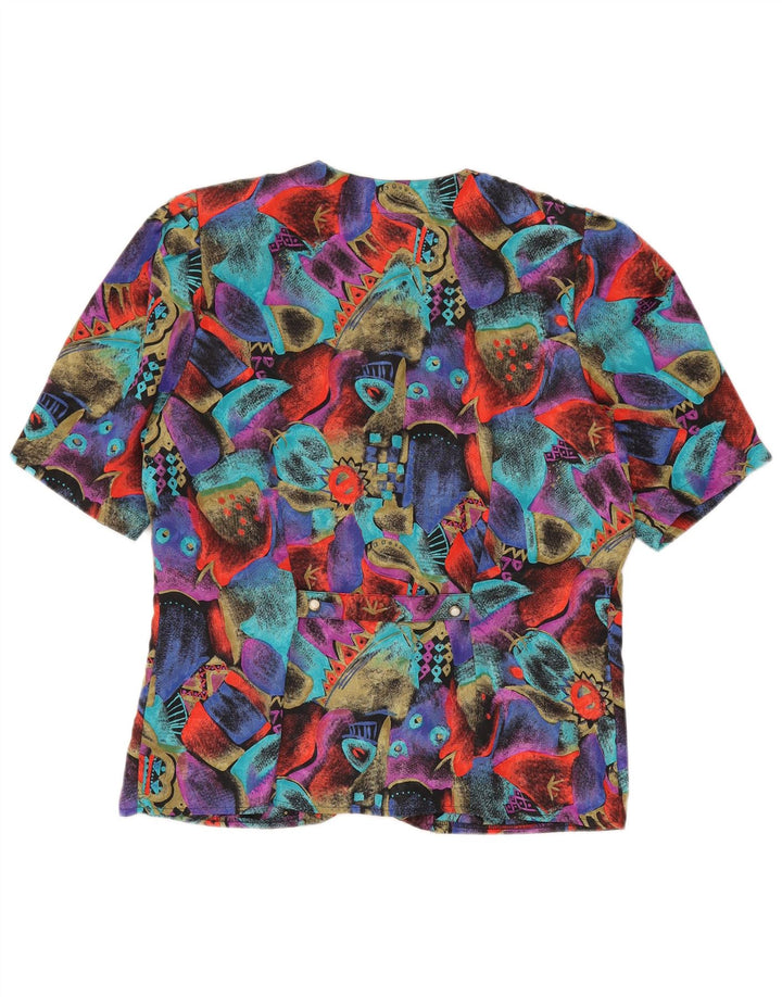 Golden Gate Womens Abstract Pattern Shirt Blouse IT 44 Medium Multicoloured