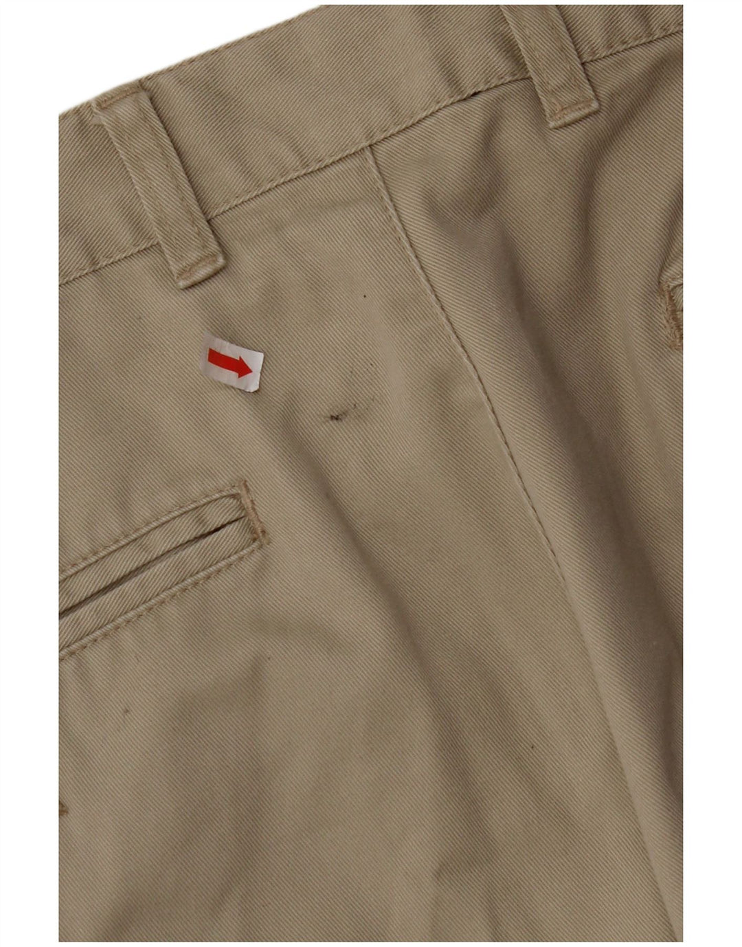 TOMMY HILFIGER Mens Pegged Chino Trousers W38 L32 Beige Cotton