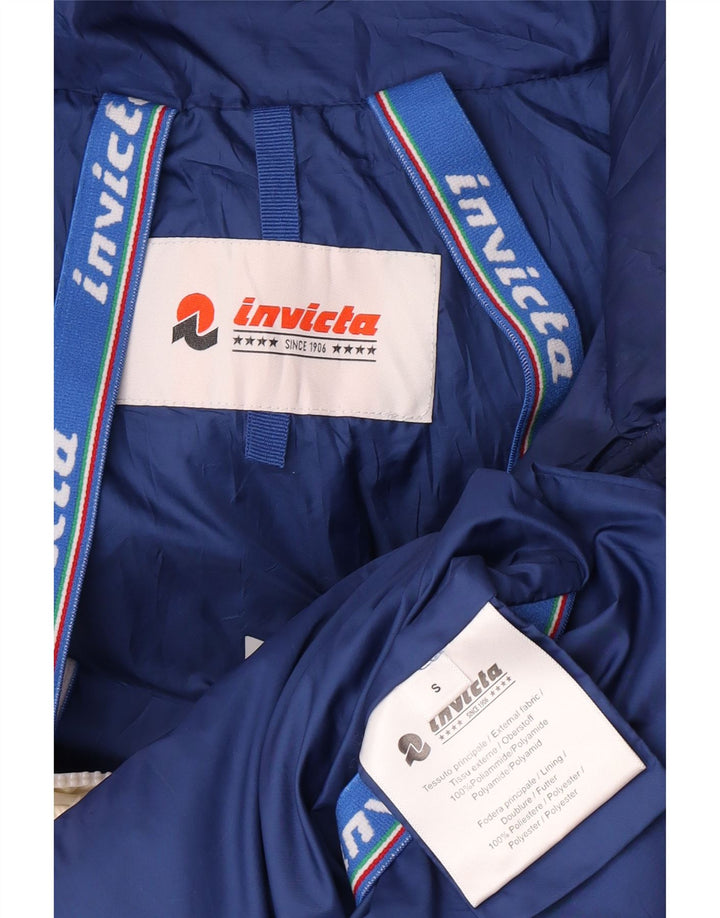 Invicta Mens Hooded Padded Jacket UK 36 Small White Polyamide