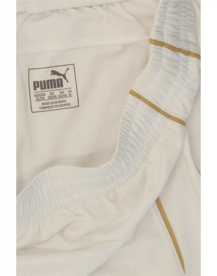 Puma Mens Italia Sport Shorts XL  White