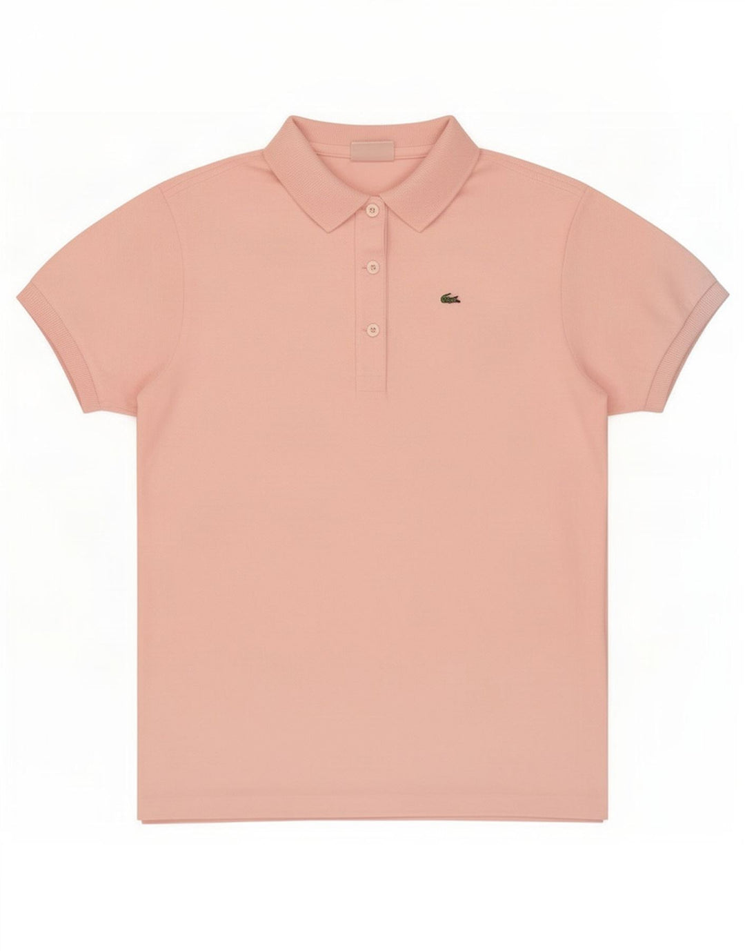 Lacoste Womens Polo Shirt Size 38 Medium Pink Cotton