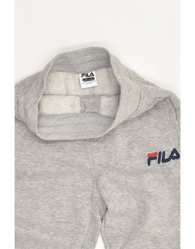 FILA Boys Tracksuit Trousers Joggers 10-11 Years Large Grey Cotton | Vintage Fila | Thrift | Second-Hand Fila | Used Clothing | Messina Hembry 