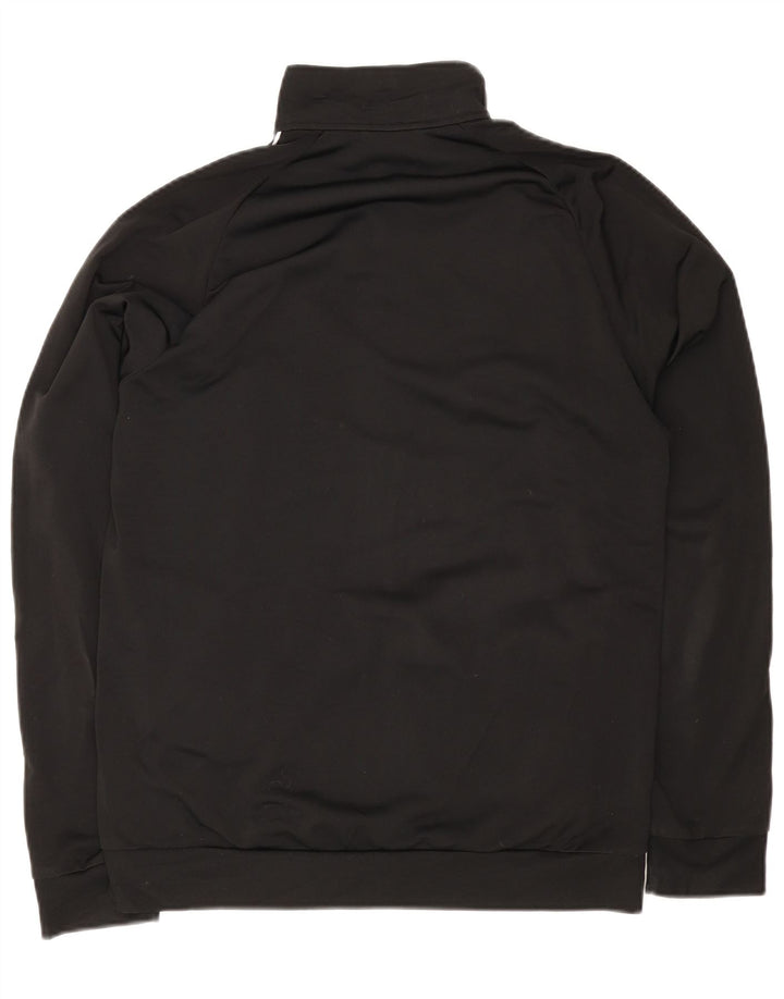 Adidas Mens Tracksuit Top Jacket Large Black Polyester