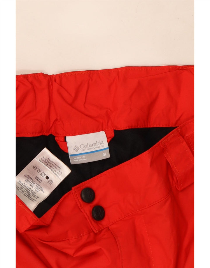 Columbia Mens Omni-Shield Ski Trousers Medium  Red Colourblock Nylon