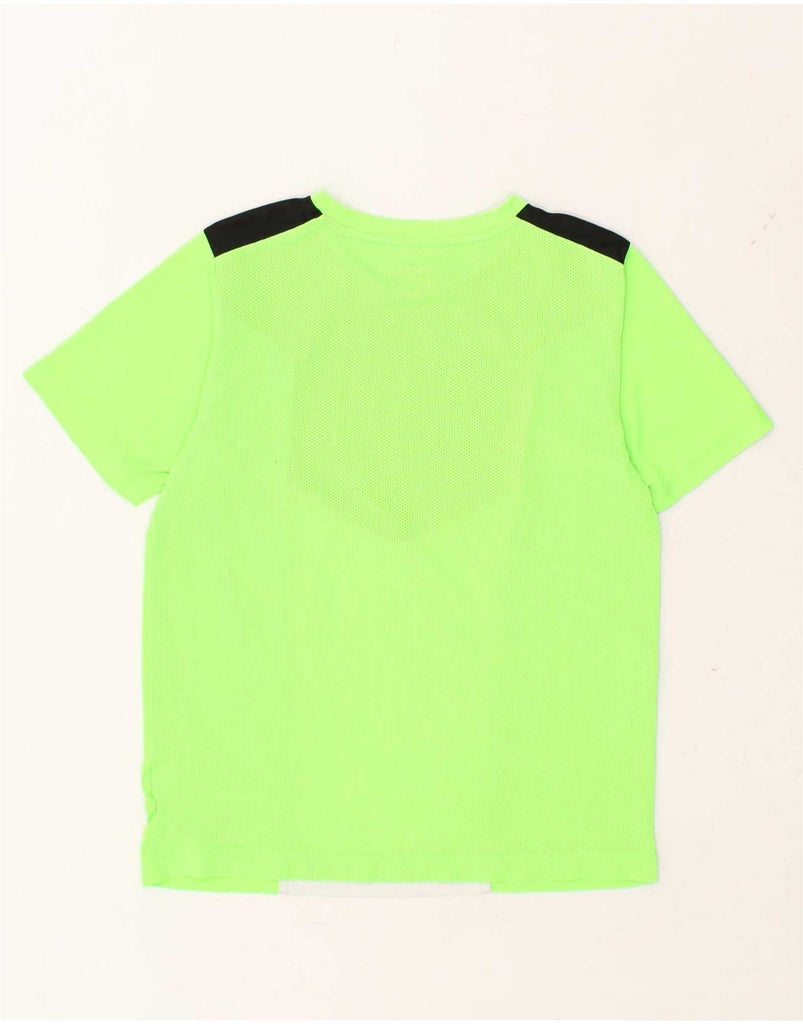 PUMA Boys Graphic T-Shirt Top 13-14 Years Green Colourblock Polyester Vintage Puma and Second-Hand Puma from Messina Hembry 