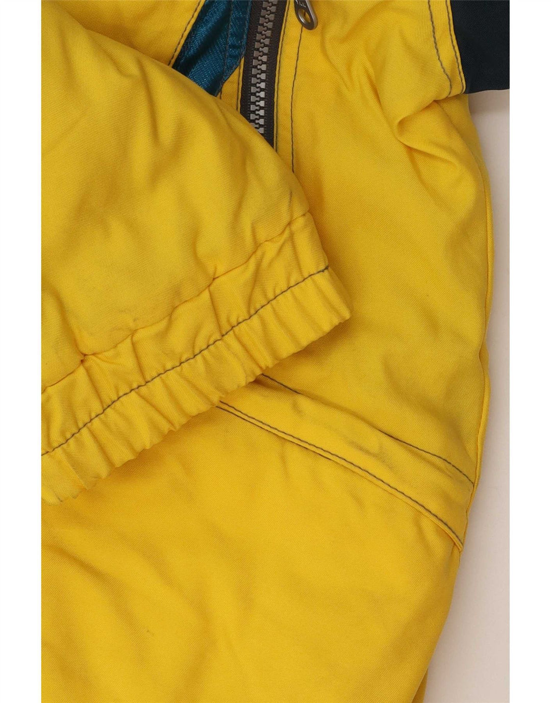 Colmar Mens Graphic Ski Jacket IT 36 Small Yellow Colourblock Polyamide