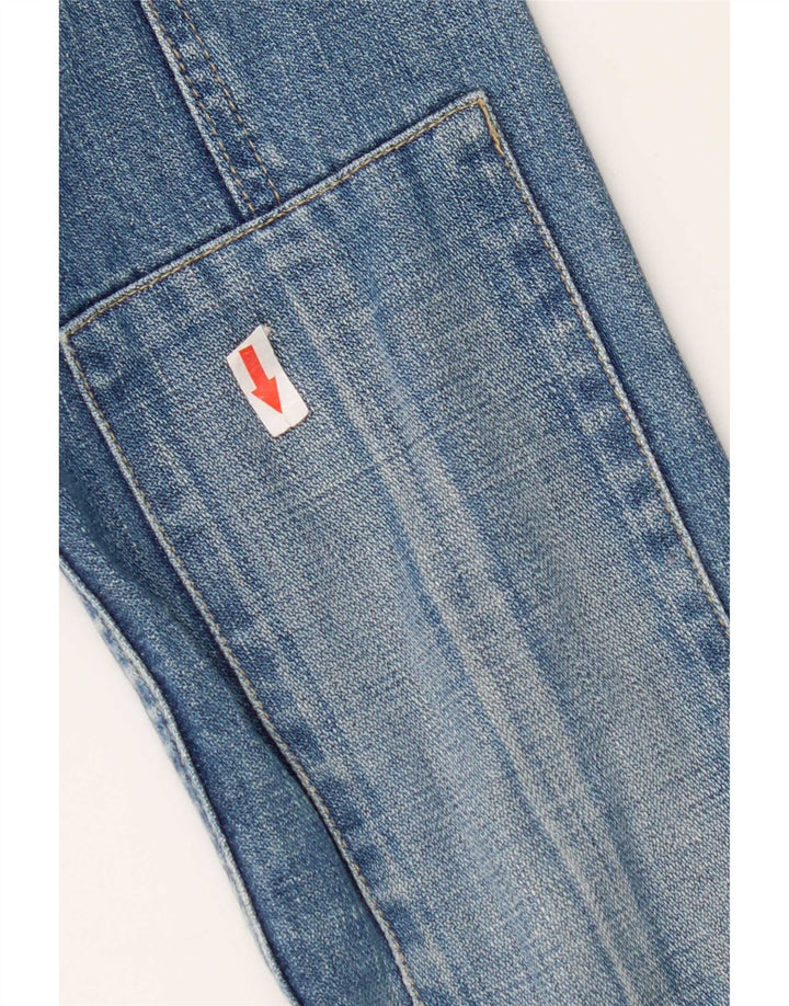 Fcuk Womens Denim Jacket UK 10 Small Blue Cotton