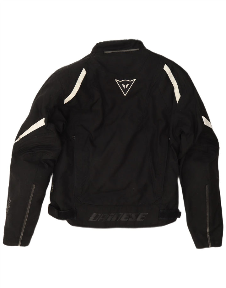 Dainese Mens Graphic Biker Jacket EU 48 Medium Black Colourblock Motorcycle