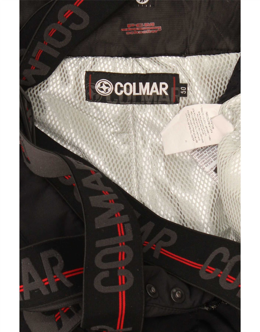 Colmar Mens Graphic Dungarees Ski Trousers EU 40 Medium Black Colourblock