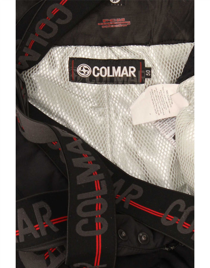 Colmar Mens Graphic Dungarees Ski Trousers EU 40 Medium Black Colourblock