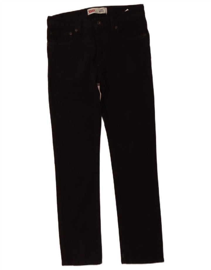 LEVI'S Girls 510 Skinny Jeans 15-16 Years W28 L28 Black Cotton